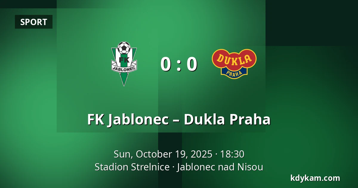 FK Jablonec – Dukla Praha — Stadion Strelnice, Jablonec nad Nisou