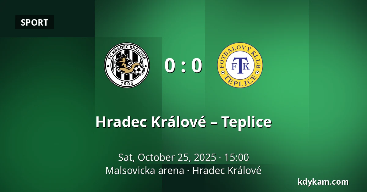 Hradec Králové – Teplice — Malsovicka arena, Hradec Králové