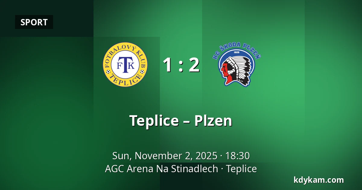 Teplice – Plzen — AGC Arena Na Stinadlech, Teplice