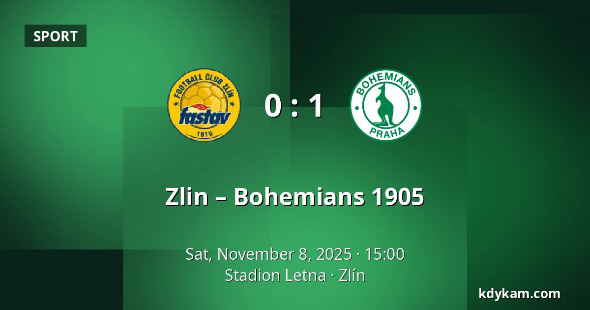 Zlin – Bohemians 1905 — Stadion Letna, Zlín