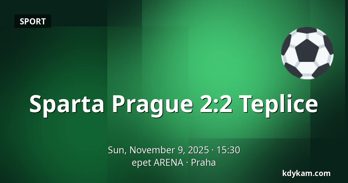 Sparta Prague - Teplice — epet ARENA, Prague