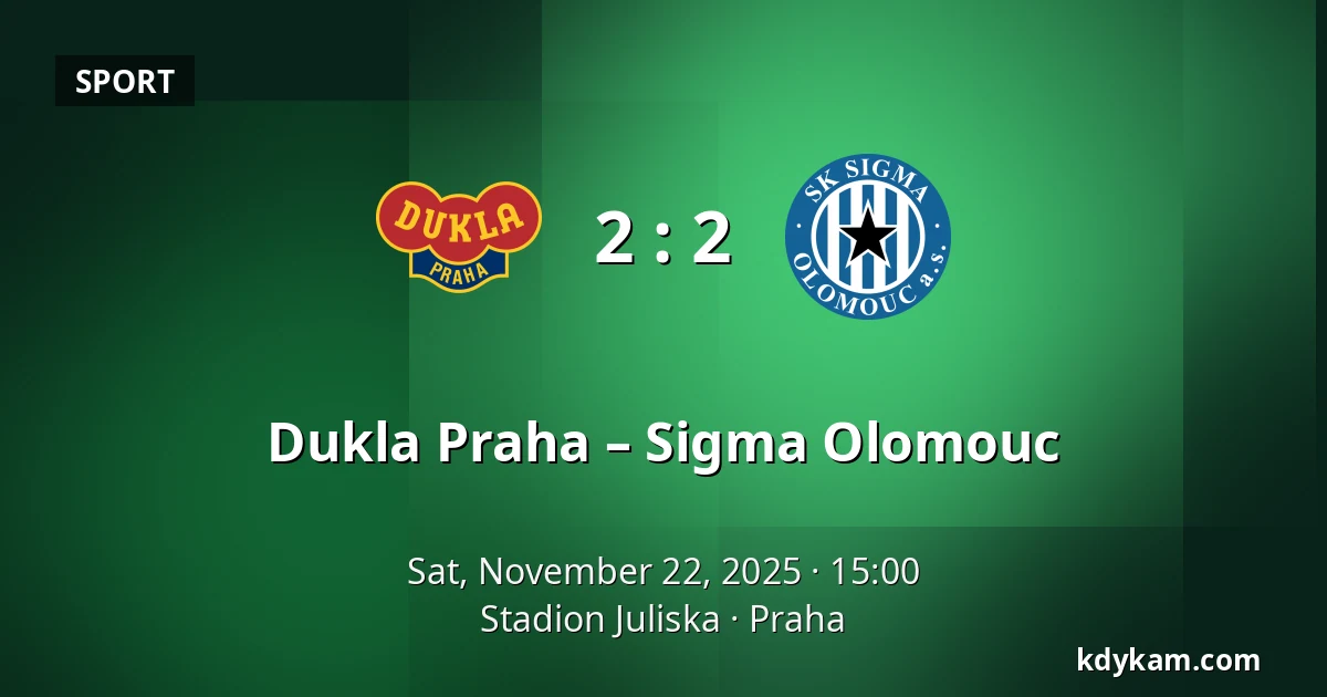 Dukla Praha – Sigma Olomouc — Stadion Juliska, Prague
