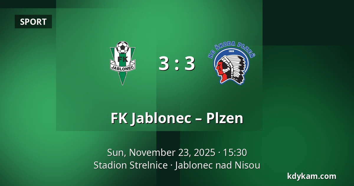 FK Jablonec – Plzen — Stadion Strelnice, Jablonec nad Nisou