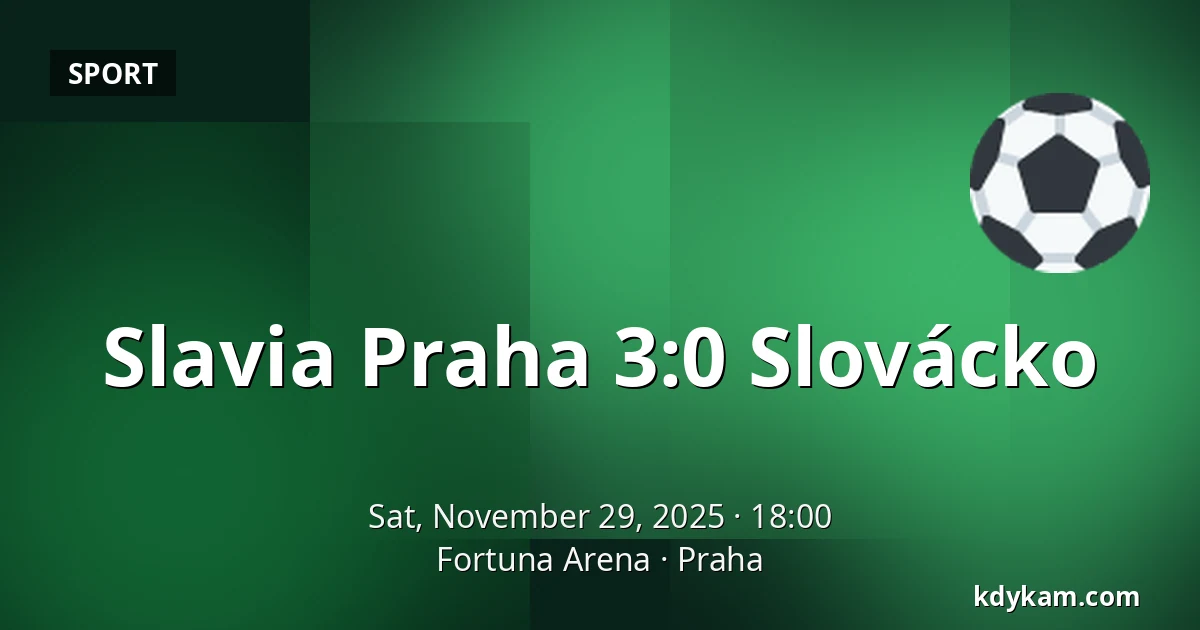 Slavia Praha – Slovácko — Fortuna Arena, Prague