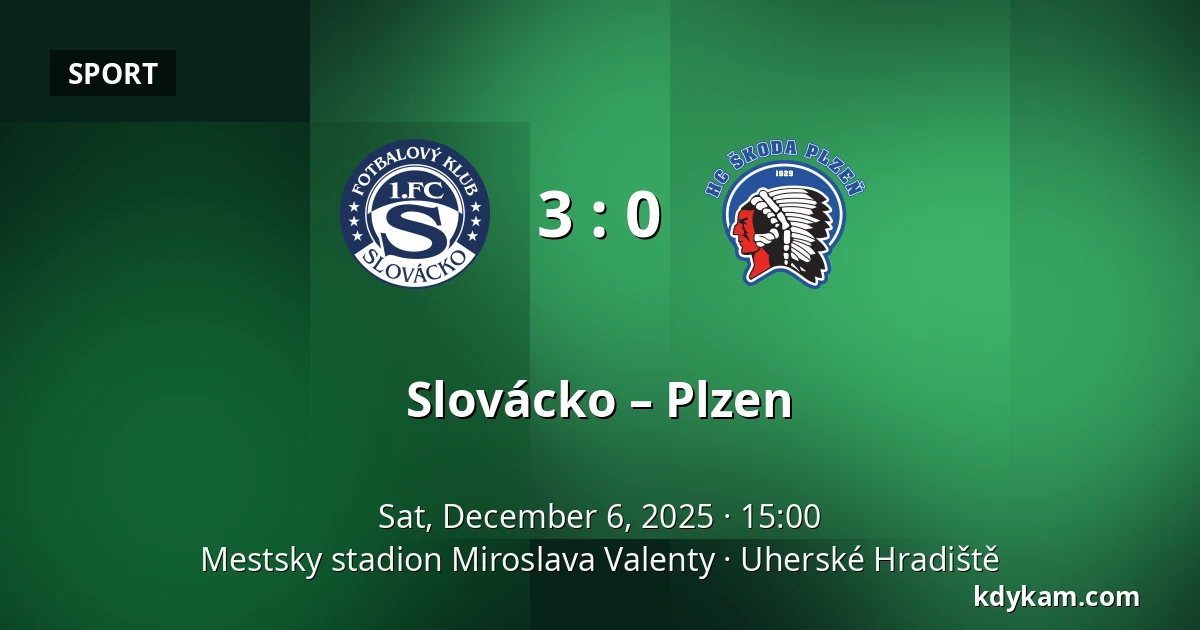 Slovácko – Plzen — Mestsky stadion Miroslava Valenty, Uherské Hradiště