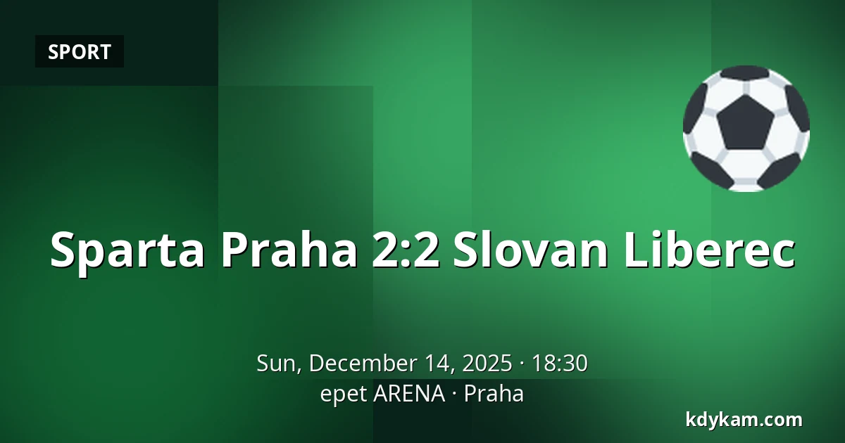 Sparta Prague - Slovan Liberec — epet ARENA, Prague