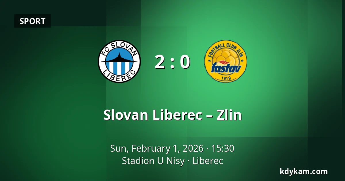 Slovan Liberec – Zlin — Stadion U Nisy, Liberec