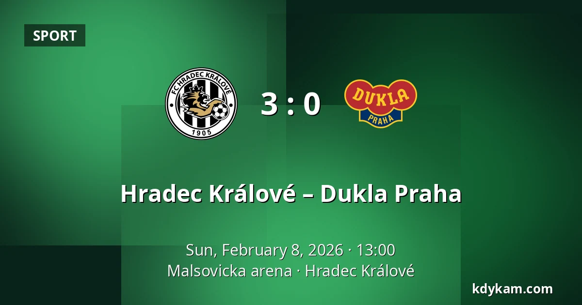Hradec Králové – Dukla Praha — Malsovicka arena, Hradec Králové
