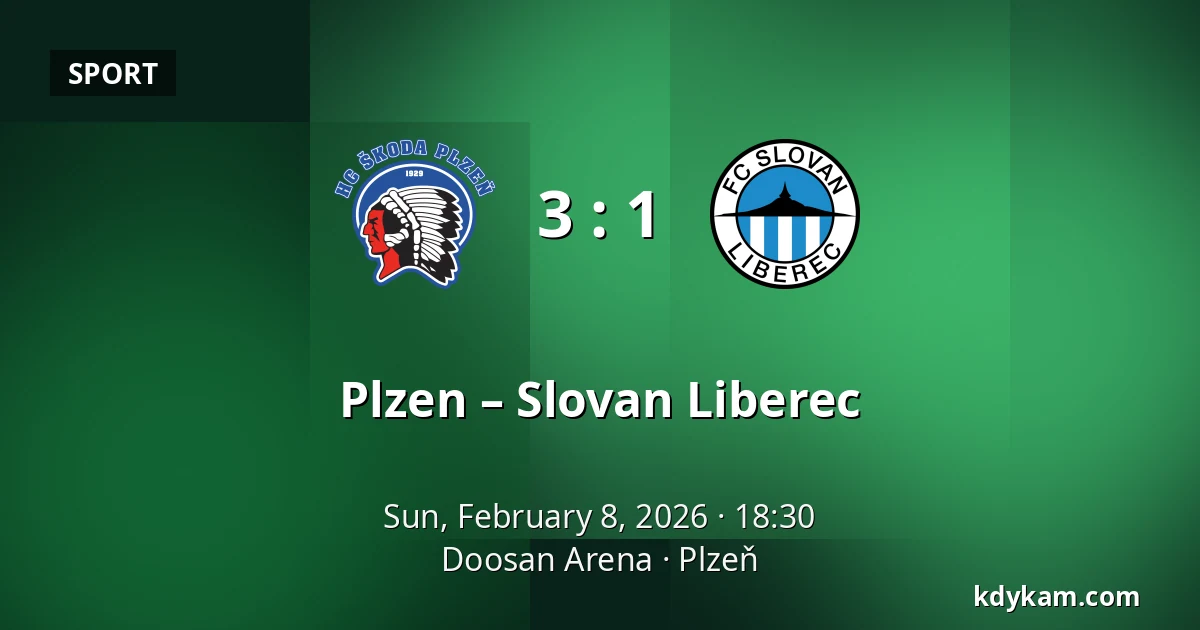 Plzen – Slovan Liberec — Doosan Arena, Pilsen