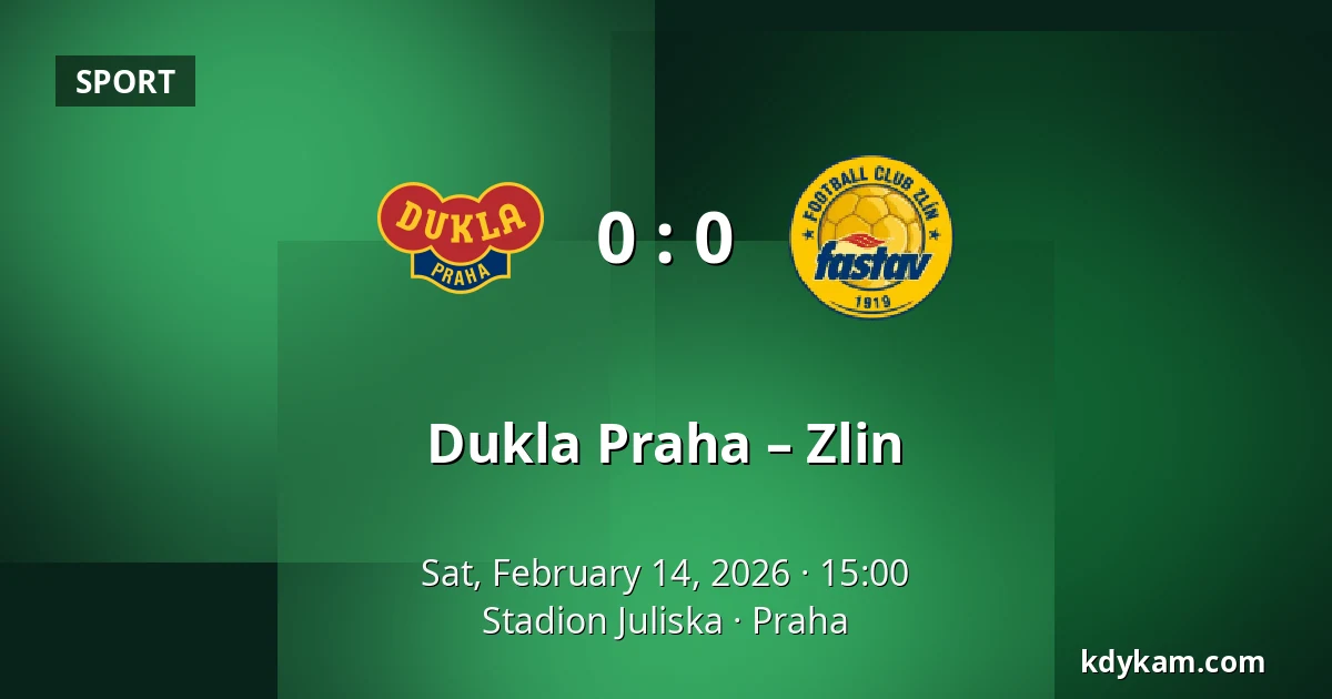 Dukla Praha – Zlin — Stadion Juliska, Prague