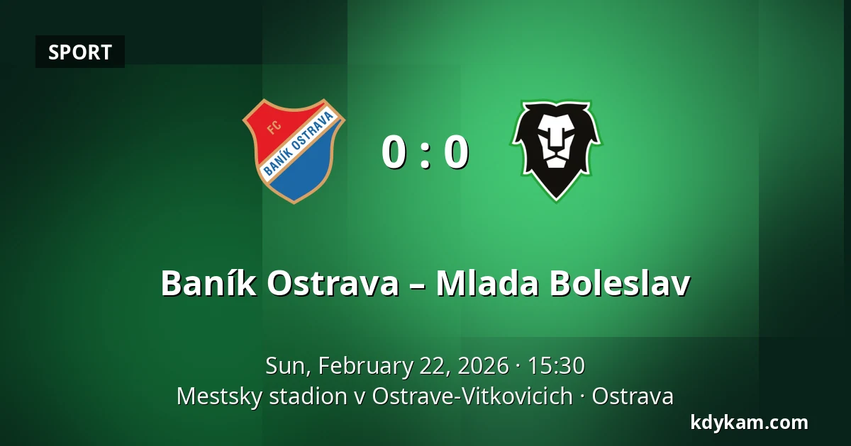 Baník Ostrava – Mlada Boleslav — Mestsky stadion v Ostrave-Vitkovicich, Ostrava