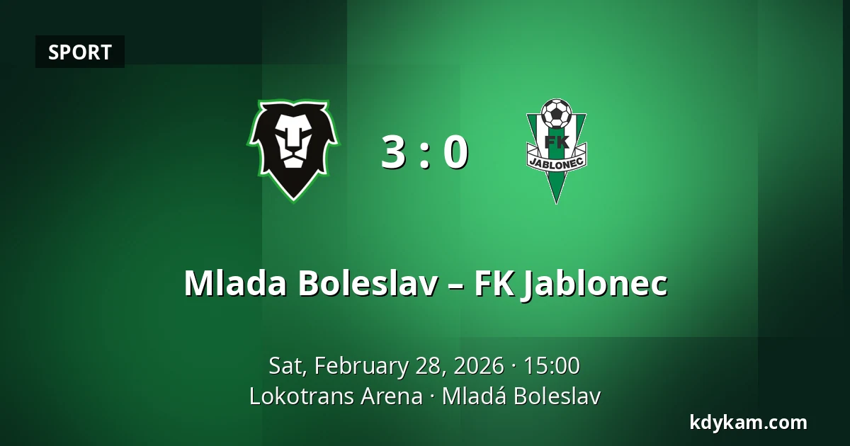Mlada Boleslav – FK Jablonec — Lokotrans Arena, Mladá Boleslav