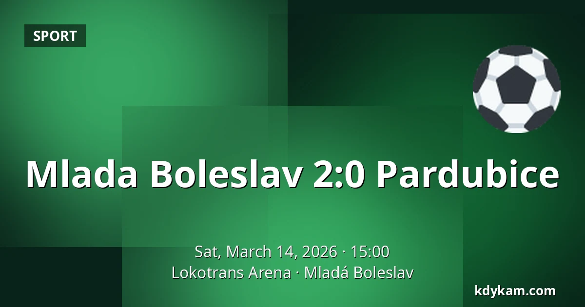 Mlada Boleslav – Pardubice — Lokotrans Arena, Mladá Boleslav