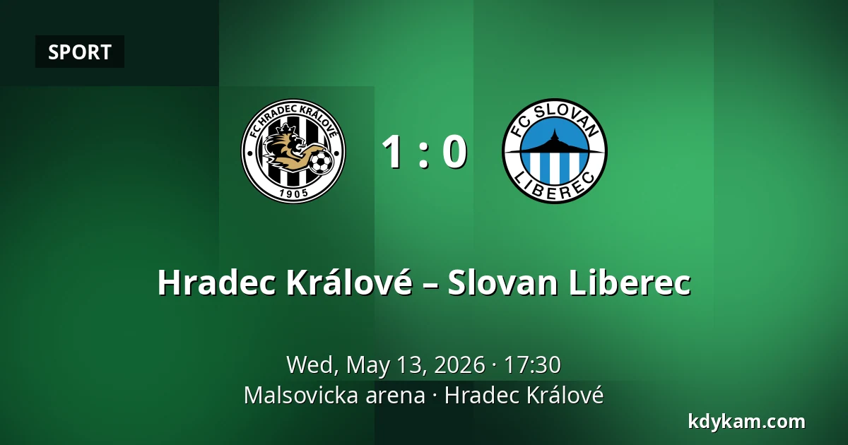 Hradec Králové – Slovan Liberec — Malsovicka arena, Hradec Králové