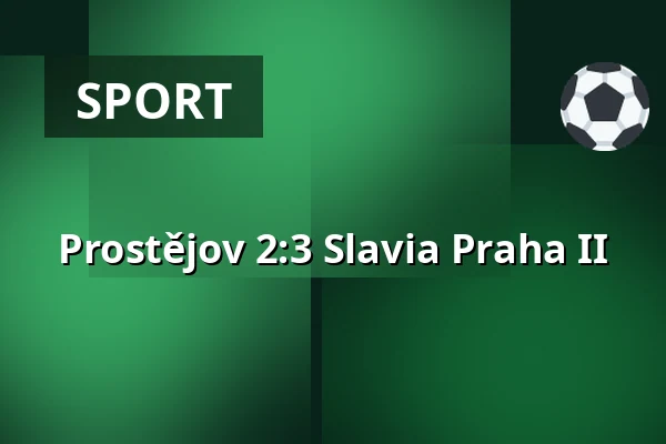Prostějov - Slavia Praha II — Stadion Za Mistnim nadrazim, Prostějov