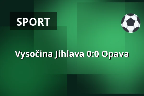 Vysočina Jihlava - Opava — Stadion v Jiraskove ulici, Jihlava