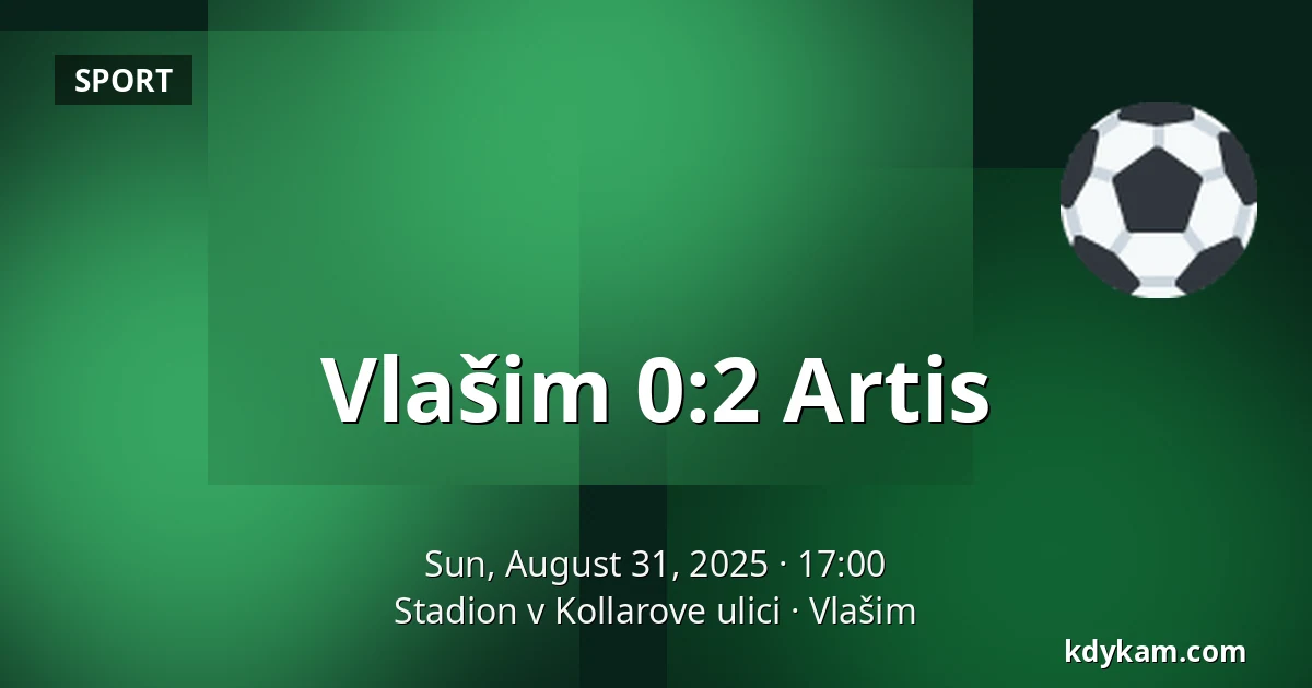 Vlašim - Artis — Stadion v Kollarove ulici, Vlašim