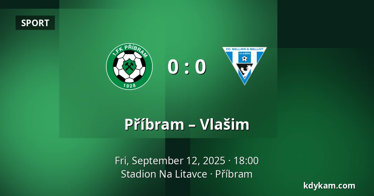 Příbram – Vlašim — Stadion Na Litavce, Příbram