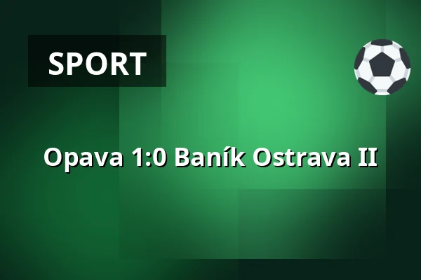 Opava - Baník Ostrava II — Simply Arena, Opava
