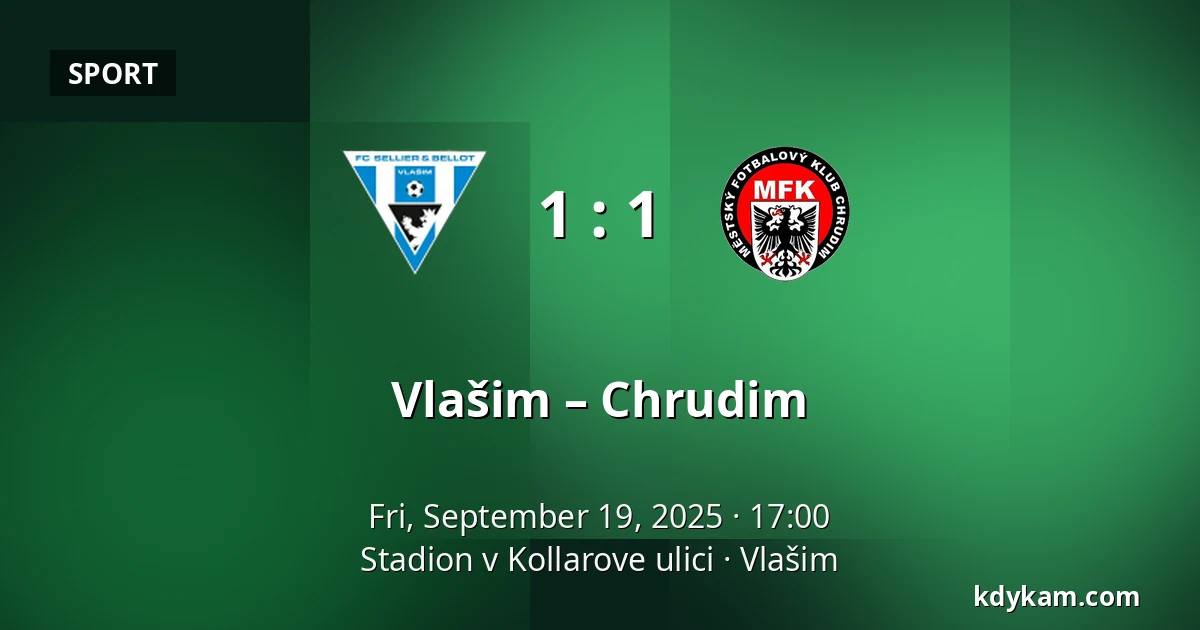 Vlašim – Chrudim — Stadion v Kollarove ulici, Vlašim