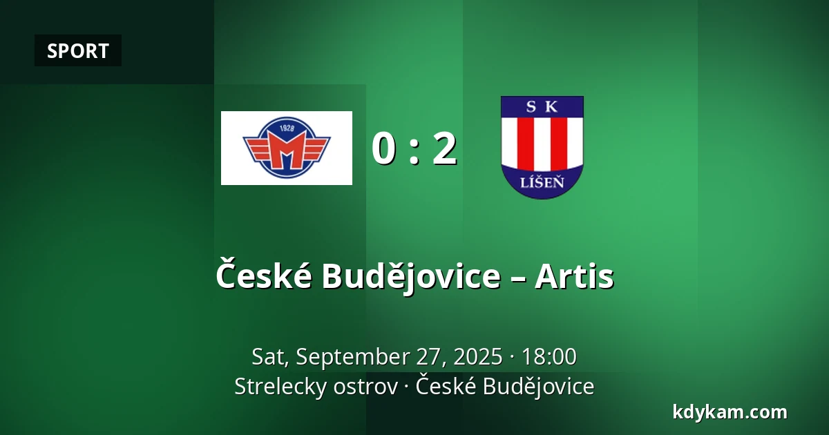 České Budějovice – Artis — Strelecky ostrov, České Budějovice