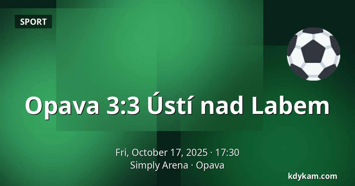 Opava – Ústí nad Labem — Simply Arena, Opava