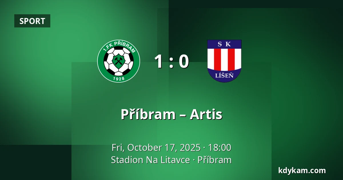 Příbram – Artis — Stadion Na Litavce, Příbram