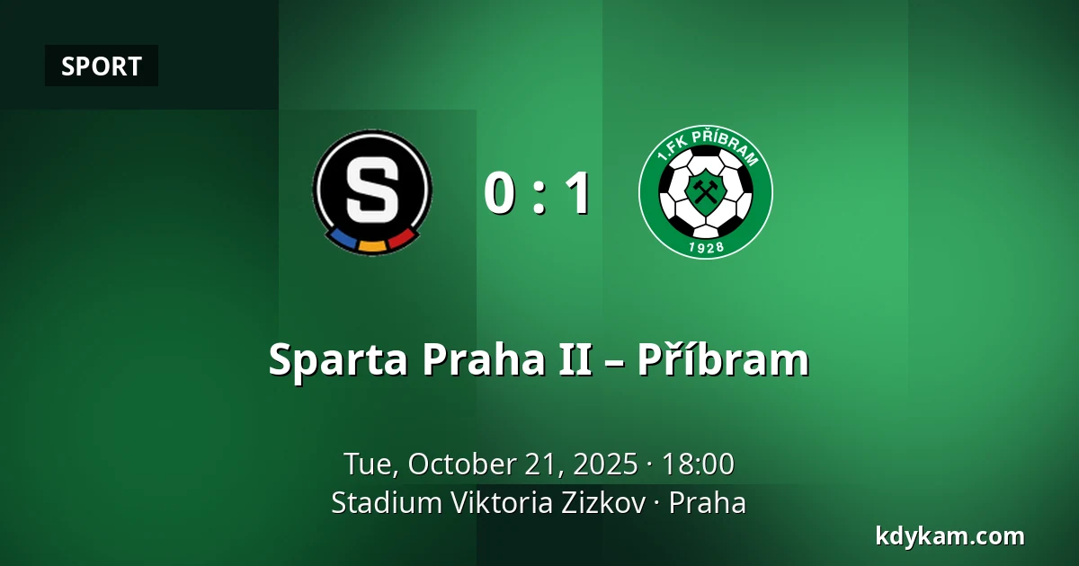 Sparta Praha II – Příbram — FK Viktoria Žižkov, Prague