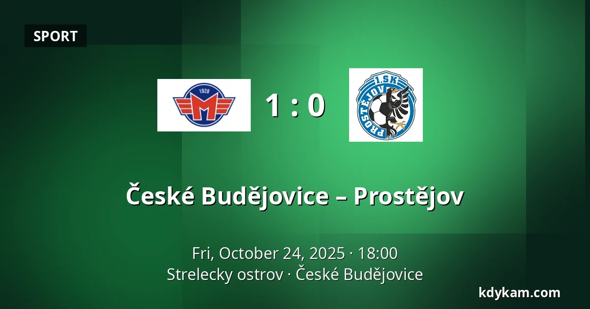 České Budějovice – Prostějov — Strelecky ostrov, České Budějovice