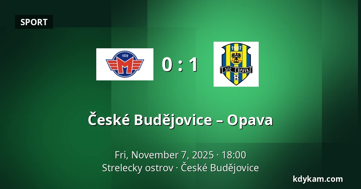 České Budějovice – Opava — Strelecky ostrov, České Budějovice