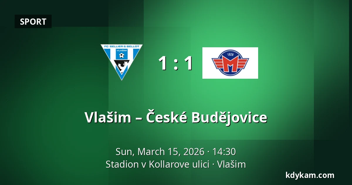 Vlašim – České Budějovice — Stadion v Kollarove ulici, Vlašim