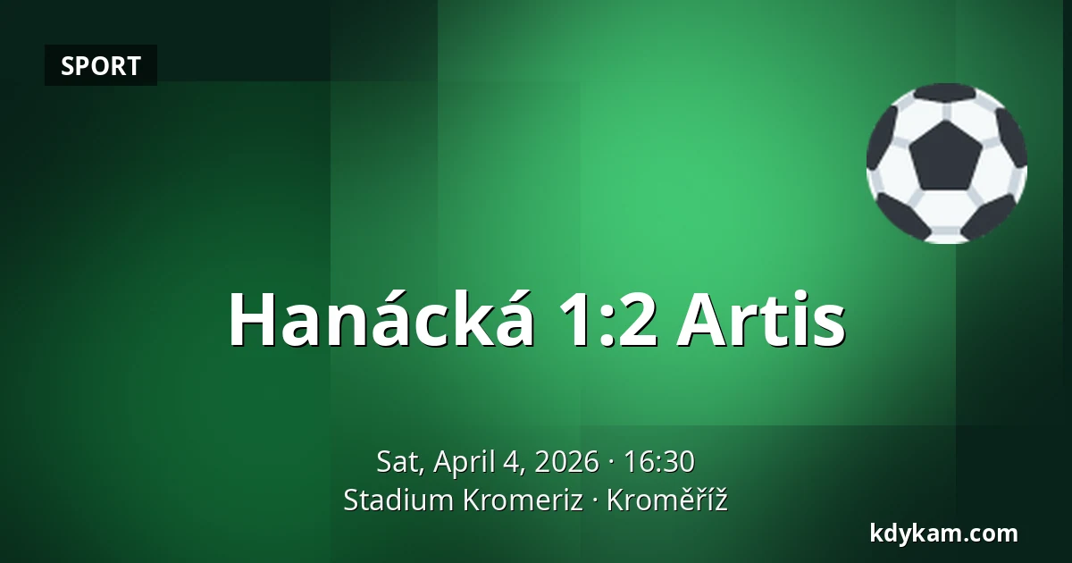 Hanácká - Artis — Stadium Kromeriz, Kroměříž