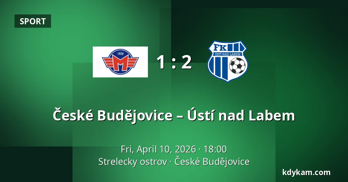 České Budějovice – Ústí nad Labem — Strelecky ostrov, České Budějovice