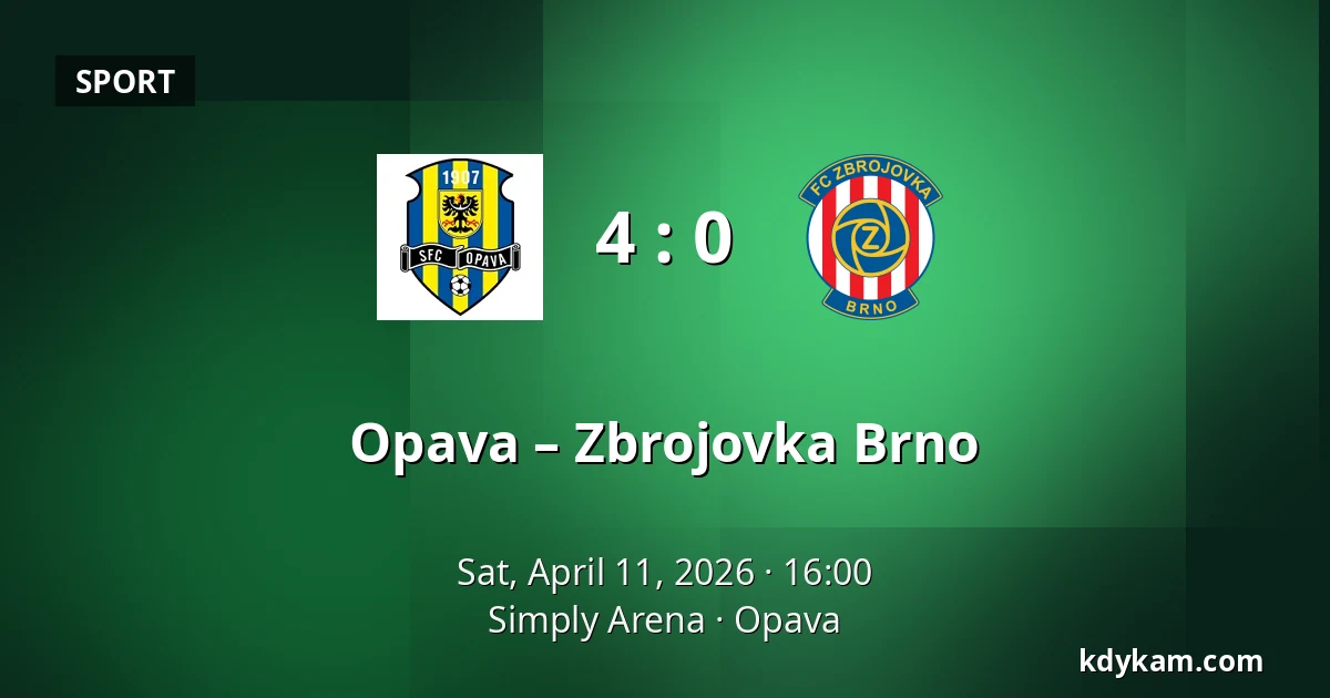 Opava – Zbrojovka Brno — Simply Arena, Opava