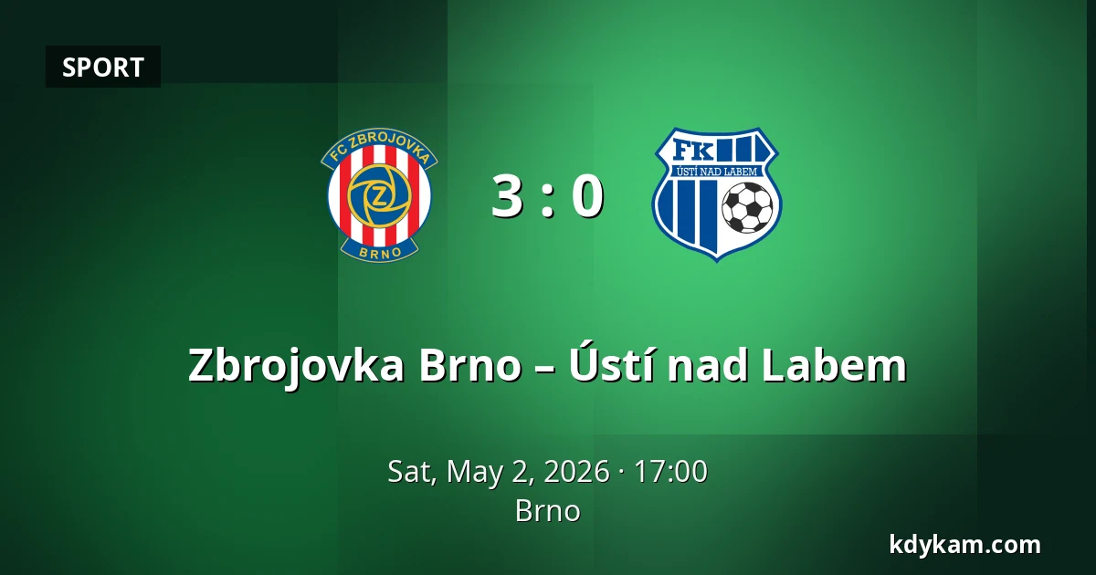 Zbrojovka Brno – Ústí nad Labem — Brno