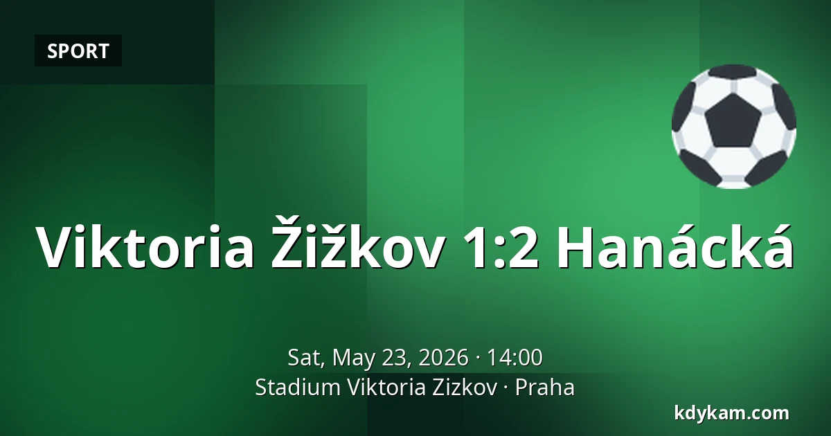 Viktoria Žižkov – Hanácká — FK Viktoria Žižkov, Prague
