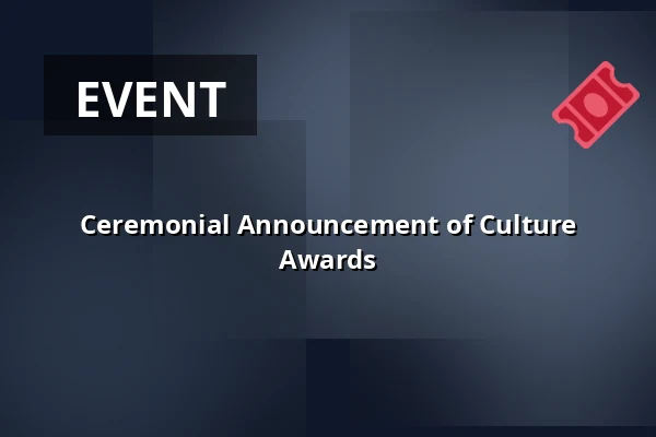 Ceremonial Announcement of Culture Awards — Sokolovna, Boskovice