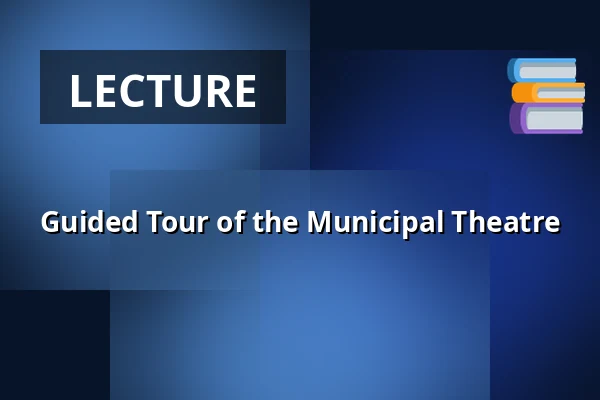 Guided Tour of the Municipal Theatre — Městské divadlo, Mariánské Lázně