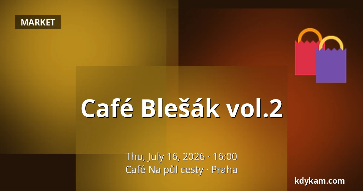 Café Blešák vol.2 — Café Na půl cesty, Prague