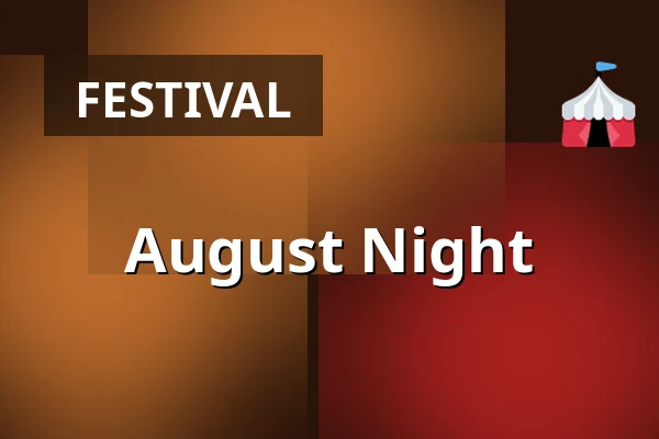 August Night — Městský kulturní klub, Vracov