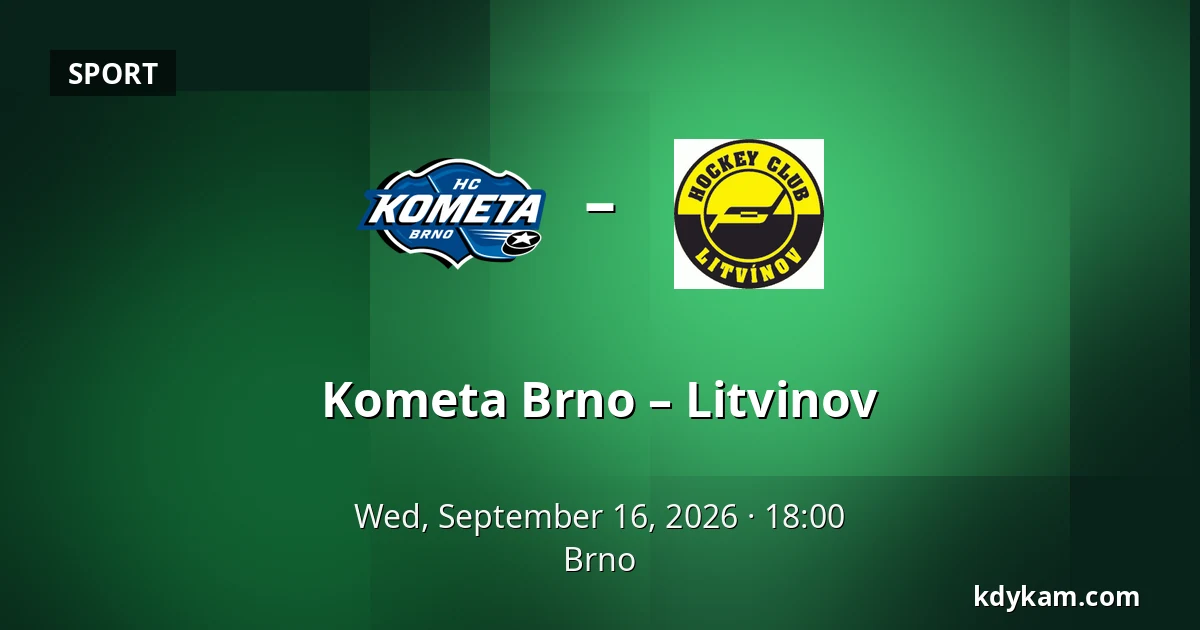Kometa Brno – Litvinov — Brno