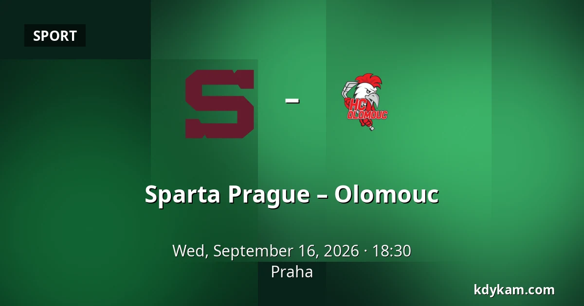 Sparta Prague – Olomouc — Prague