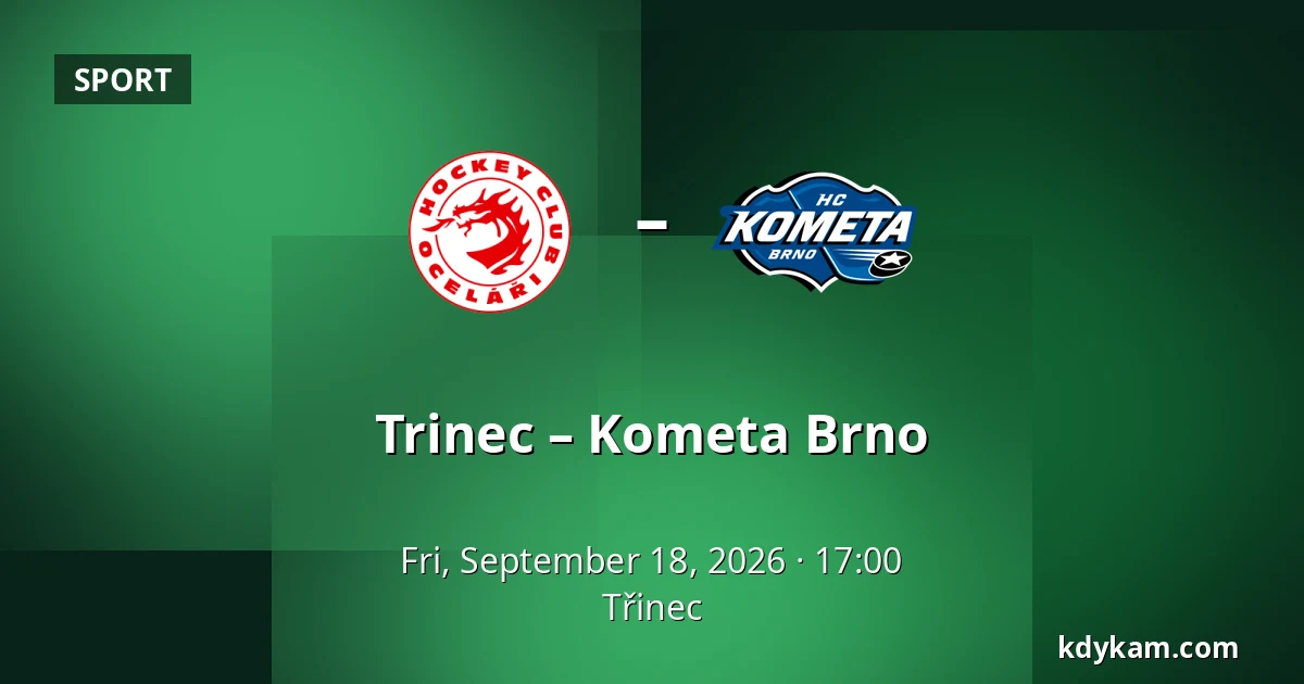 Trinec – Kometa Brno — Třinec