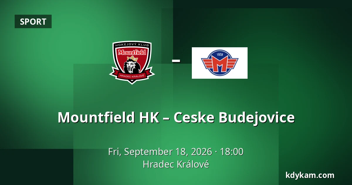 Mountfield HK – Ceske Budejovice — Hradec Králové