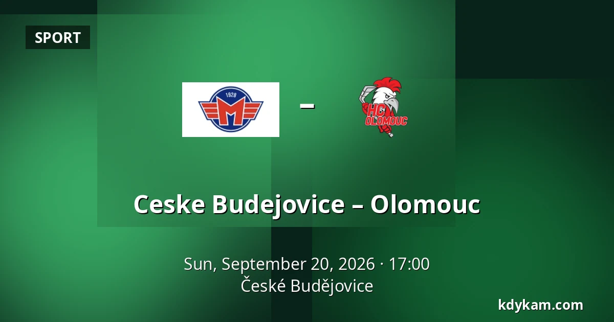 Ceske Budejovice – Olomouc — České Budějovice