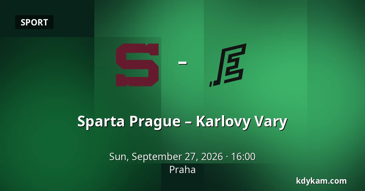 Sparta Prague – Karlovy Vary — Prague