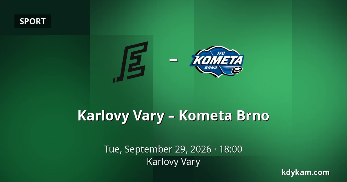 Karlovy Vary – Kometa Brno — Karlovy Vary