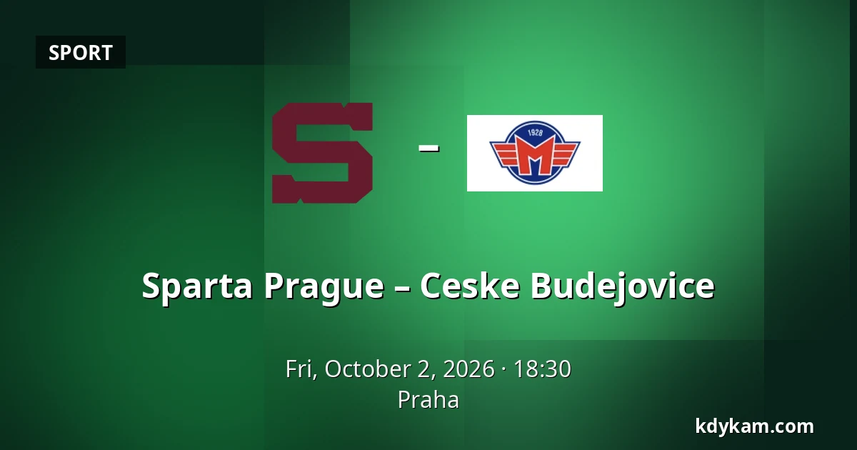 Sparta Prague – Ceske Budejovice — Prague