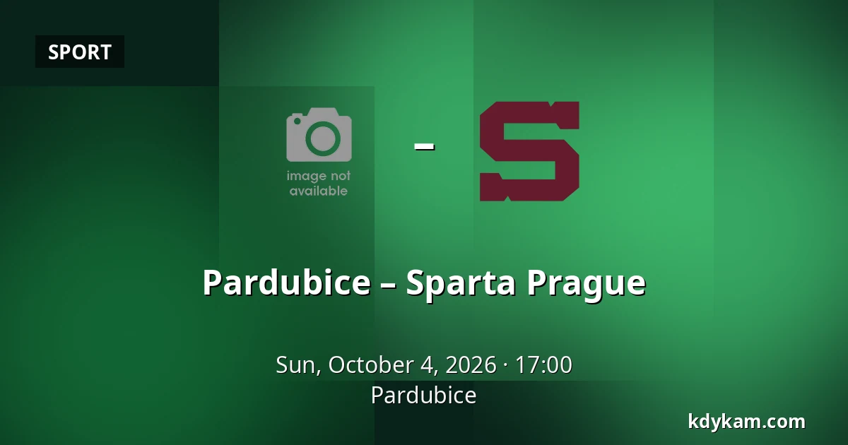 Pardubice – Sparta Prague — Pardubice