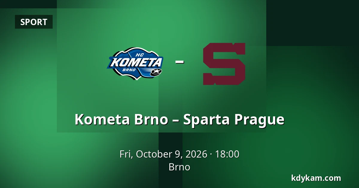 Kometa Brno – Sparta Prague — Brno